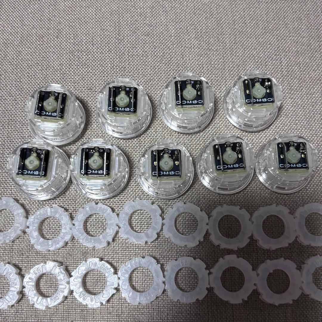 combo button 24mm CRYSTAL 6個 hitboxultra
