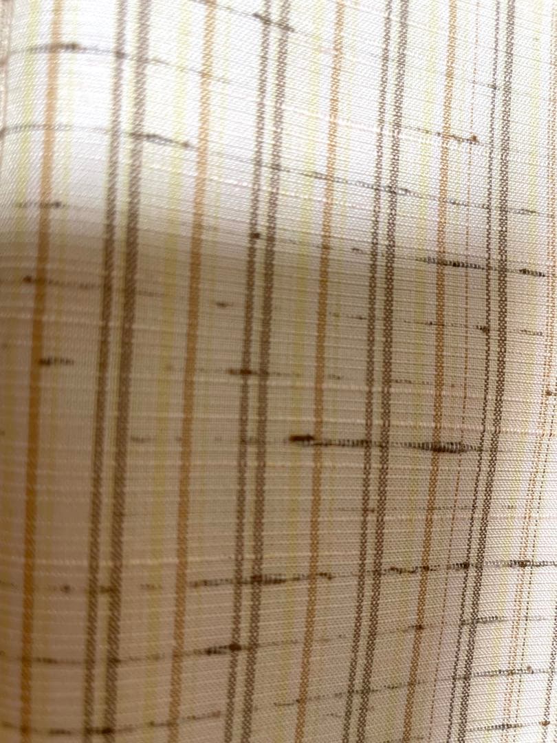 正絹　袷　紬　縦縞模様　身丈（肩から）161.5㎝