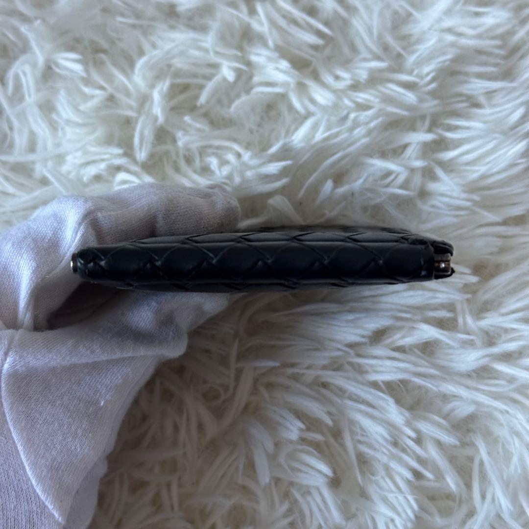 ✨️美品✨️ ボッテガヴェネタ マネークリップ イントレチャート レザー ブラック