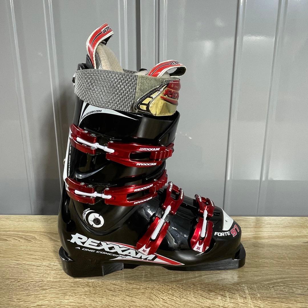 NORDICA165cm REXXAM26/26.5cmストック付きスキーセット