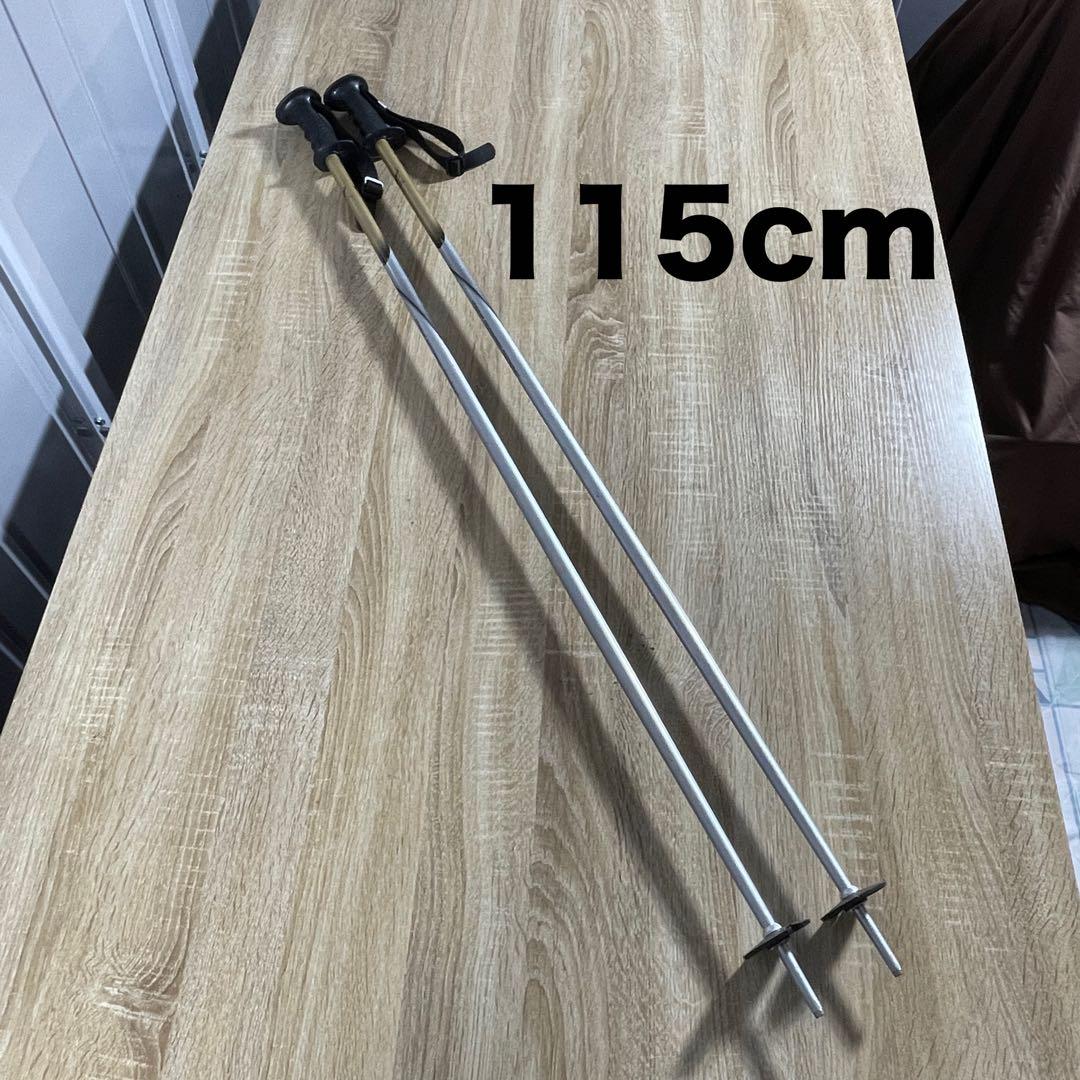 NORDICA165cm REXXAM26/26.5cmストック付きスキーセット