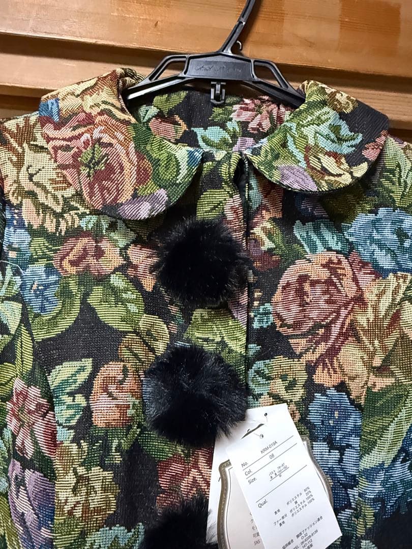 新品　ノエルドメモワール ゴブラン　コート　Mサイズ　ブラック　クラロリ　くる実