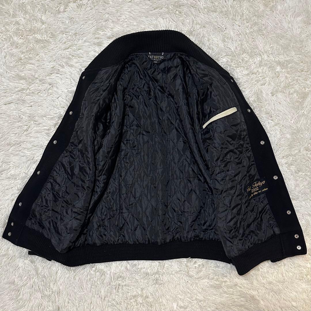 値下げ FAT スタジャン ストリート ワッペン 刺繍 スタジアム ジャンパー