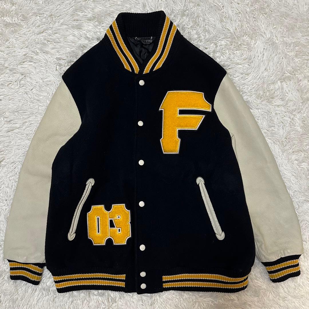 値下げ FAT スタジャン ストリート ワッペン 刺繍 スタジアム ジャンパー