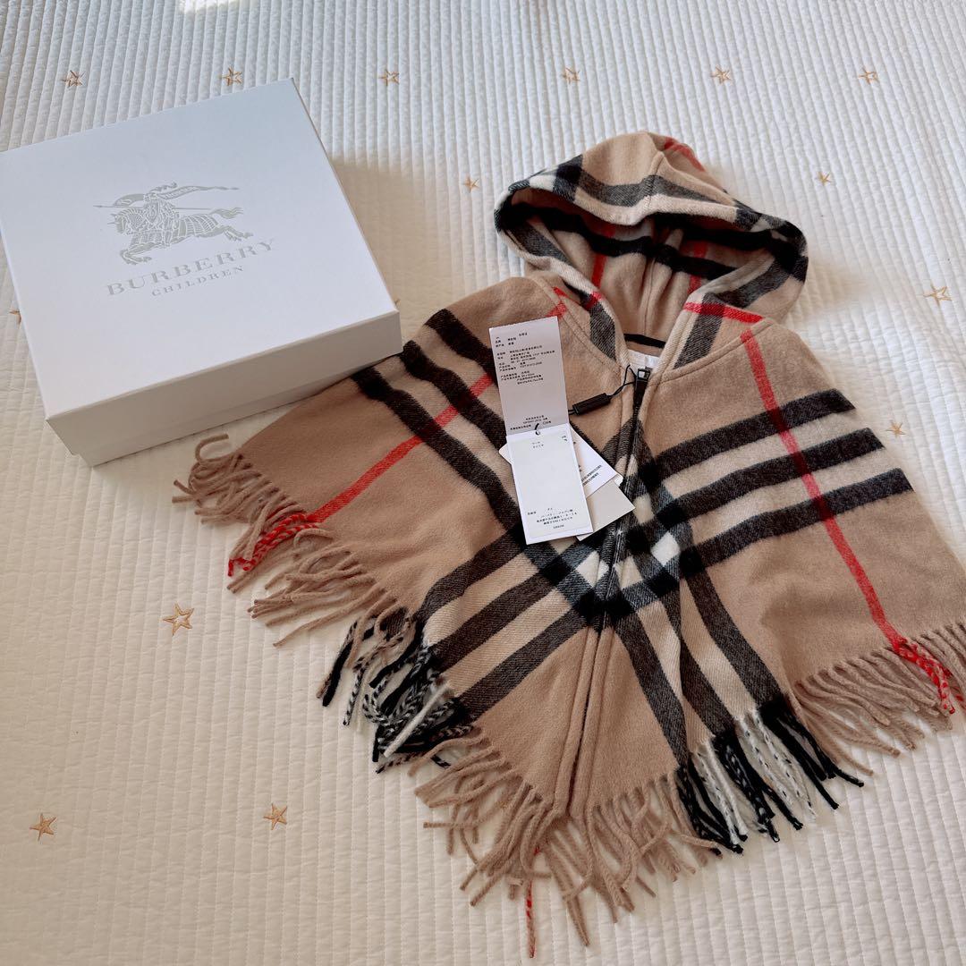 BURBERRY 定番 ポンチョ Lサイズ 90-100cm相当
