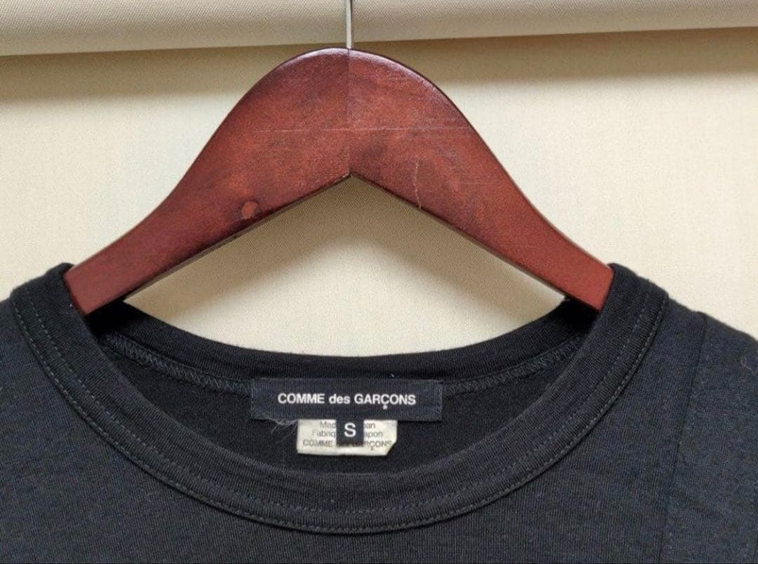 comme des garcons コムデギャルソンロゴ入り長袖シャツ