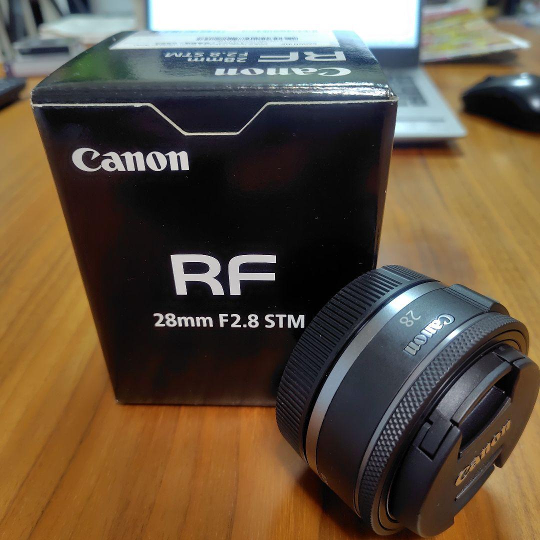 中古美品 Canon RF 28mm F2.8 STM 単焦点レンズ