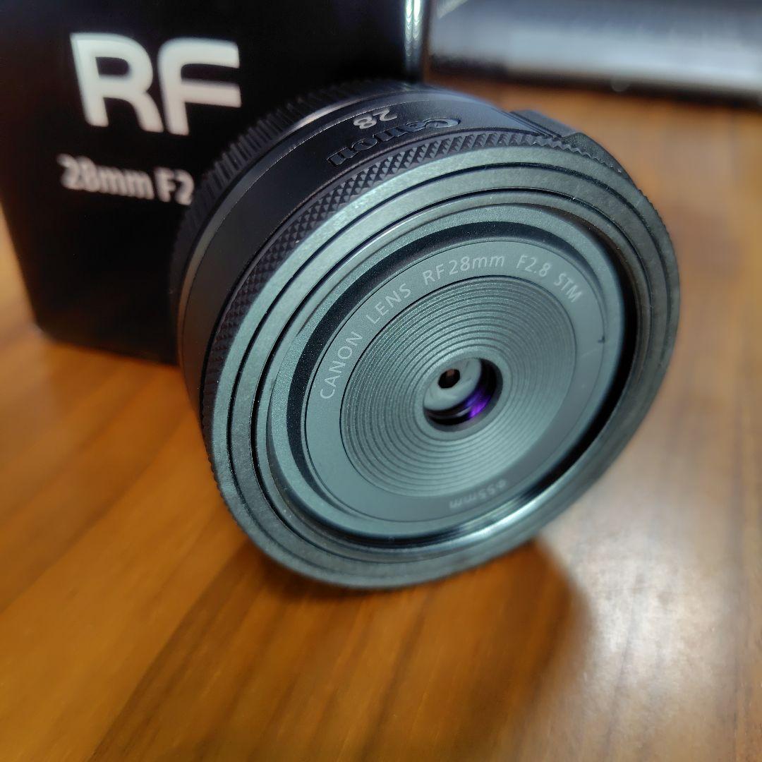 中古美品 Canon RF 28mm F2.8 STM 単焦点レンズ