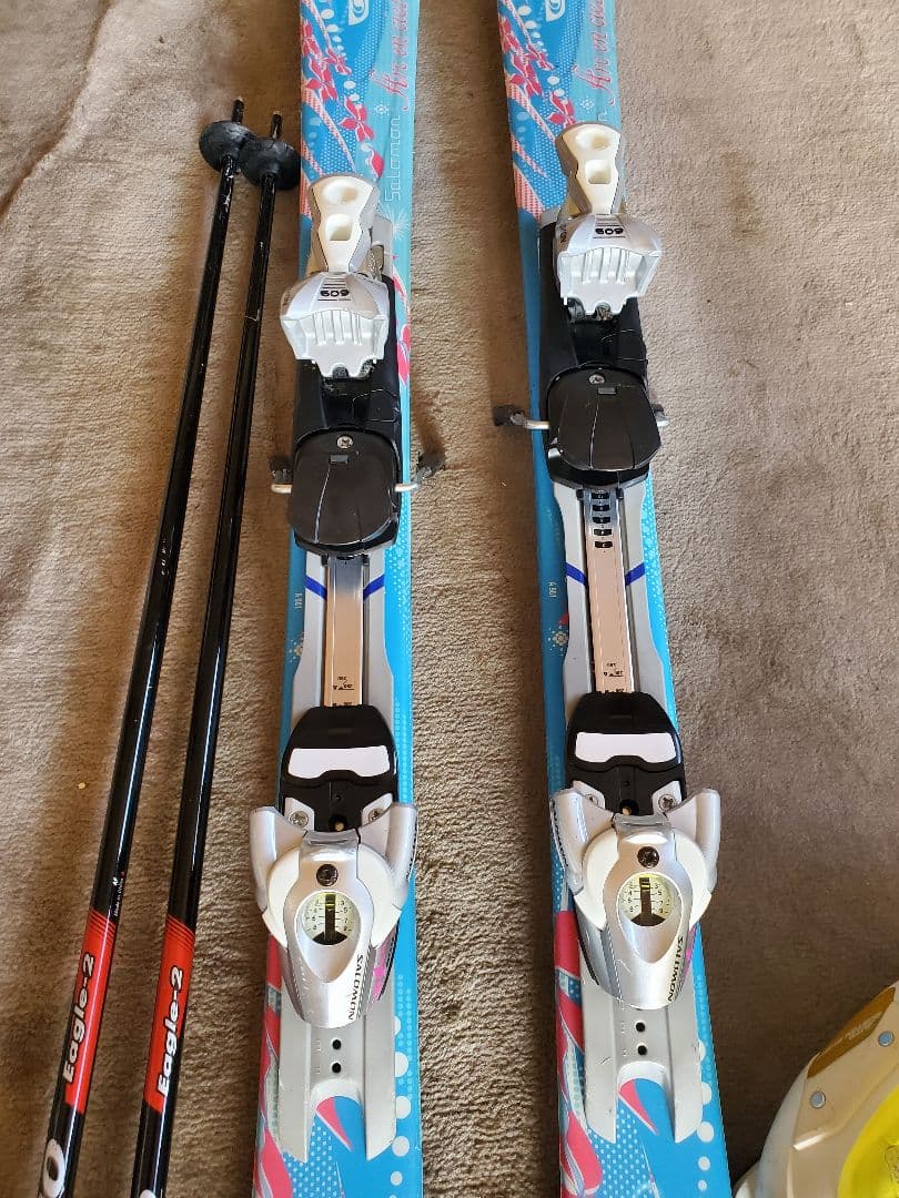 salomonカービング141ブーツ24～24.5ストック　セット