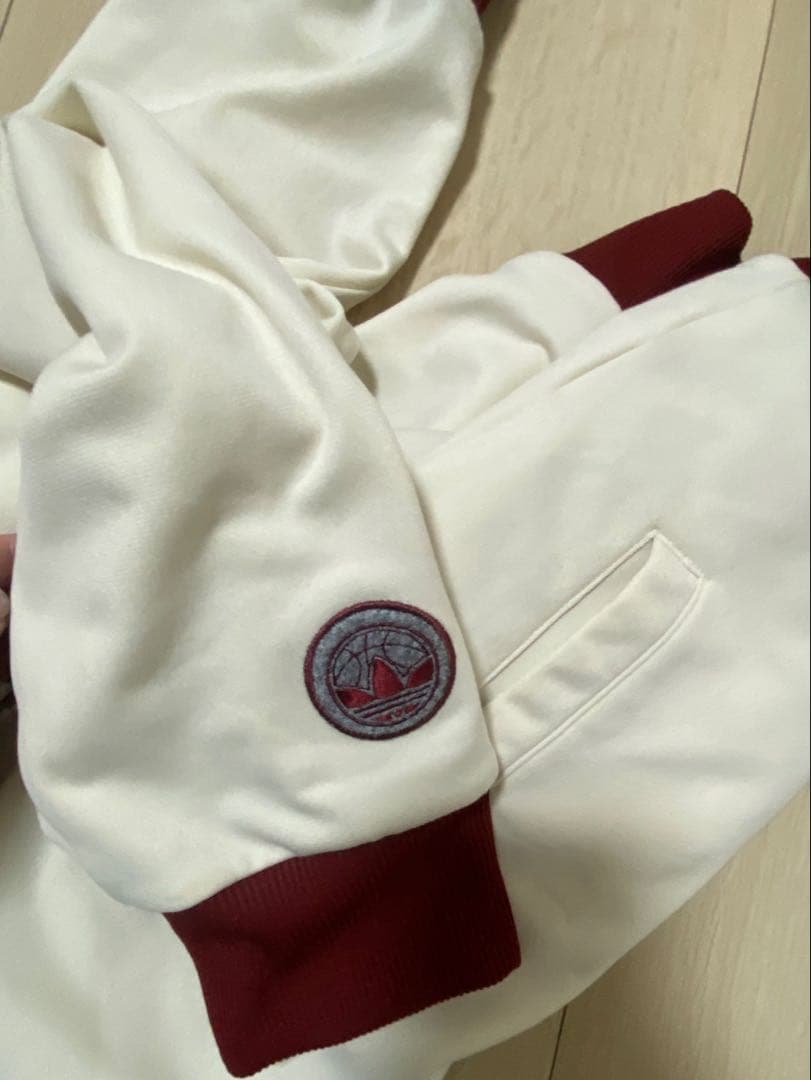 adidas バスケットボール ジャージ ASC ホワイト バーガンディ