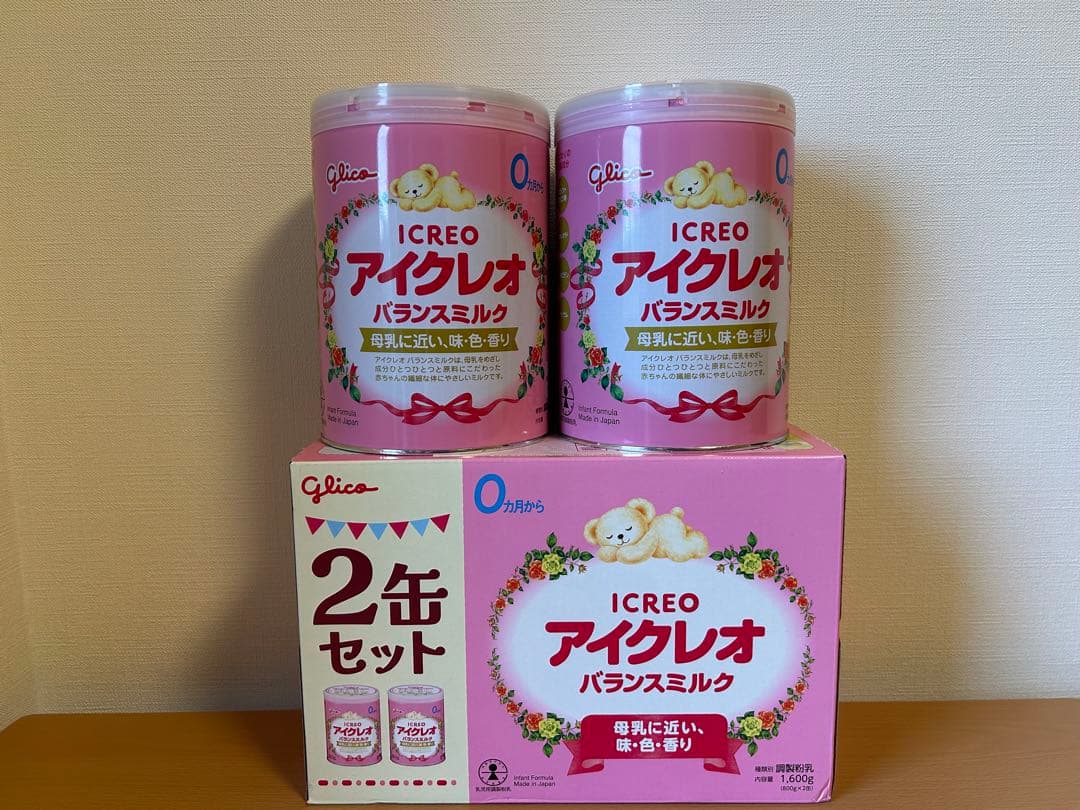 新品未開封 アイクレオ バランスミルク 800g×4缶セット