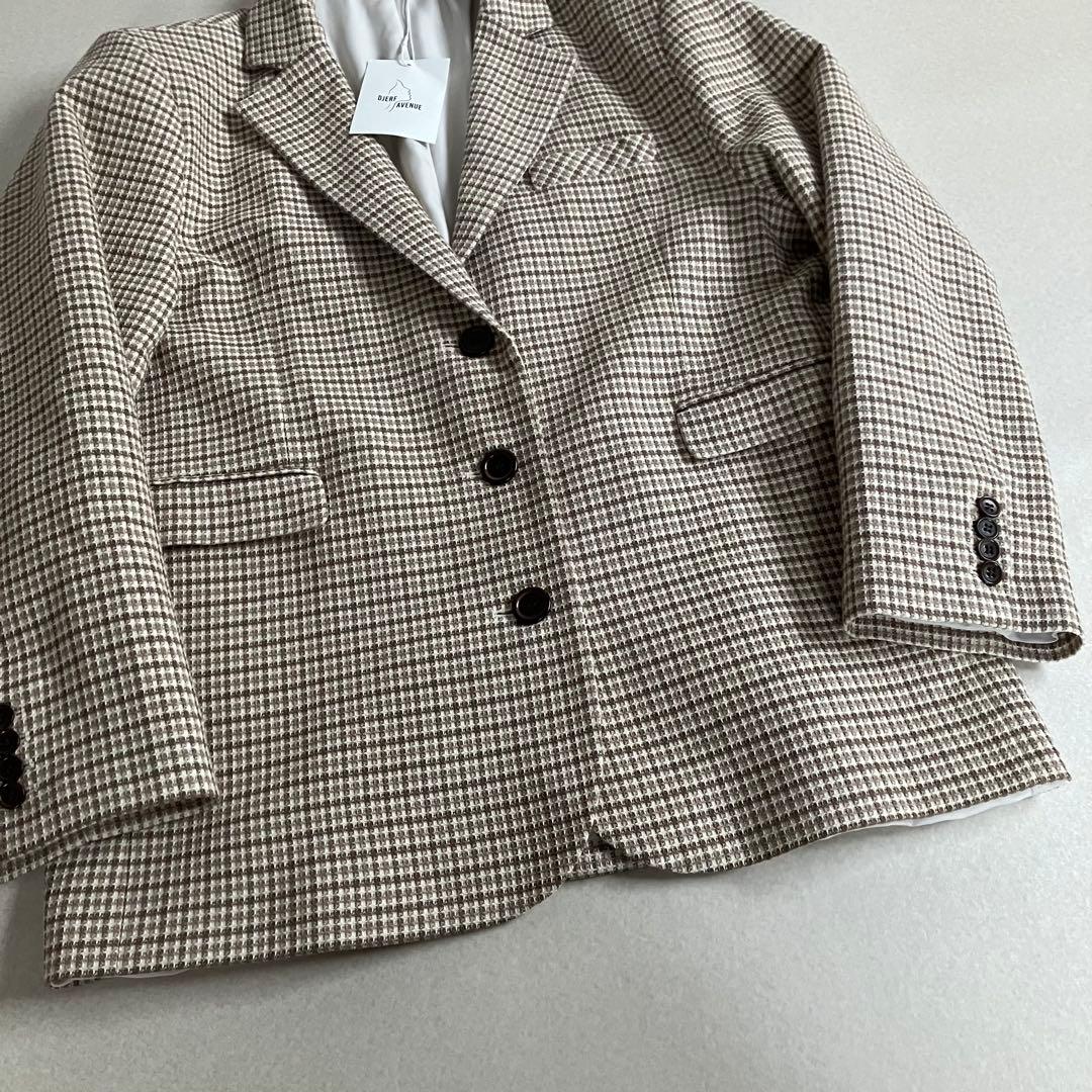 【DJERF AVENUE】Weekend Blazer Checked Oat