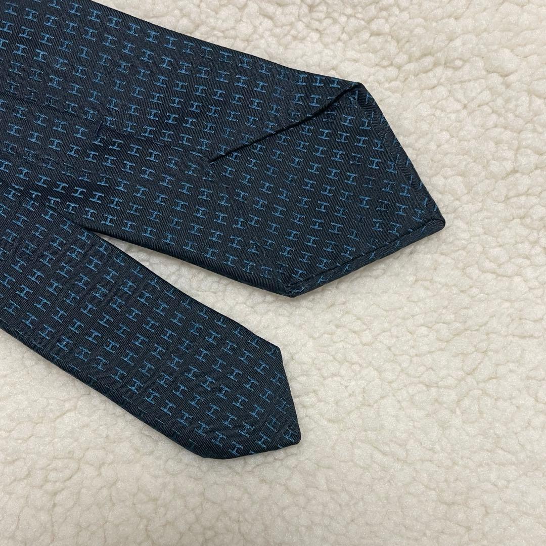 HERMES ネクタイ　ファソネH 美品　H織り