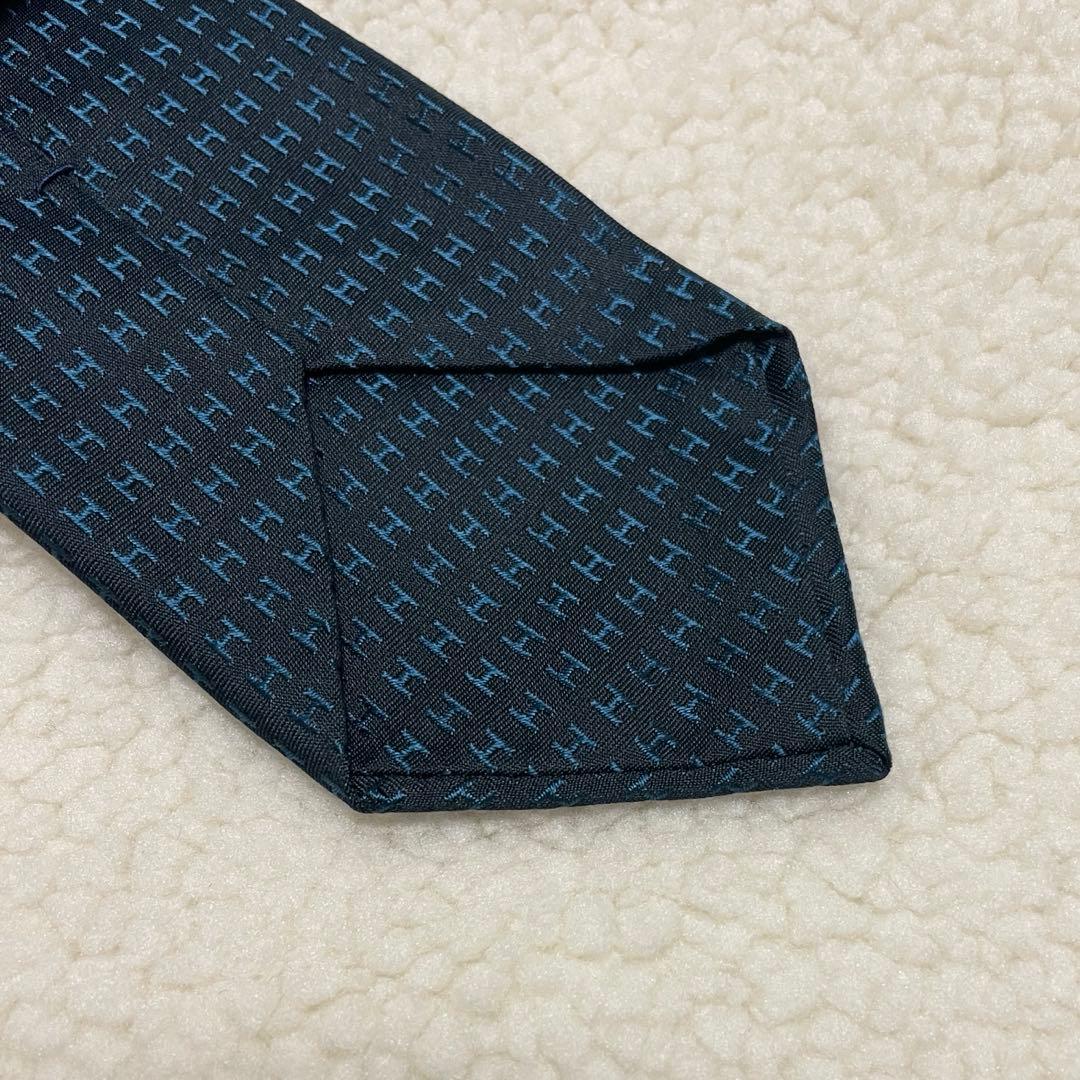 HERMES ネクタイ　ファソネH 美品　H織り