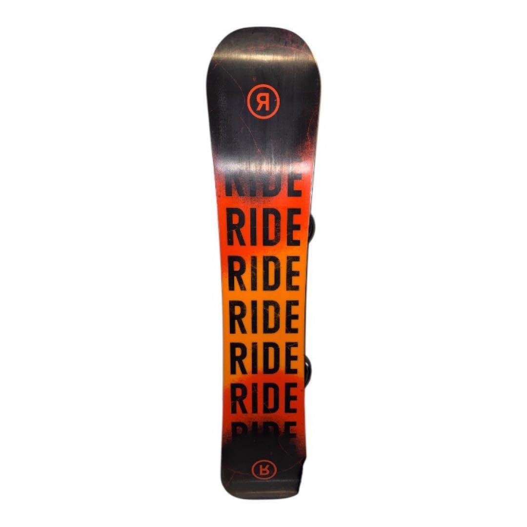 4点セットRIDE スノーボード オレンジ/黒 ブーツ付&ケース付き