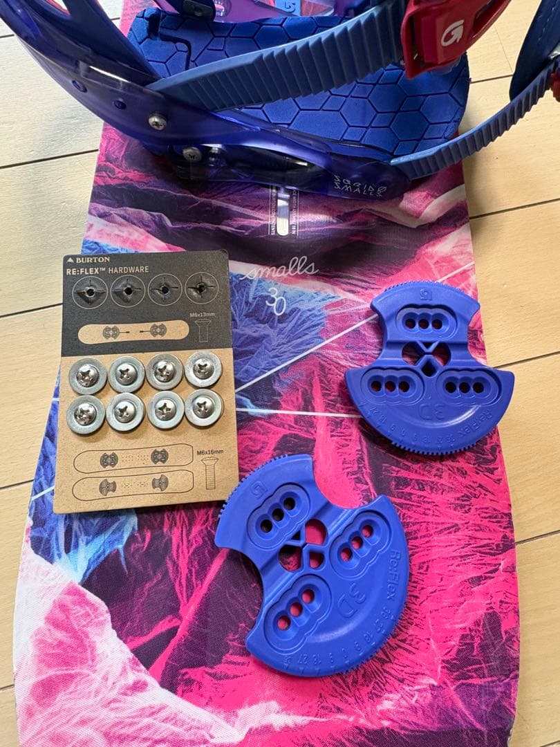BURTON 130cm スノーボード ヴィンディングセット