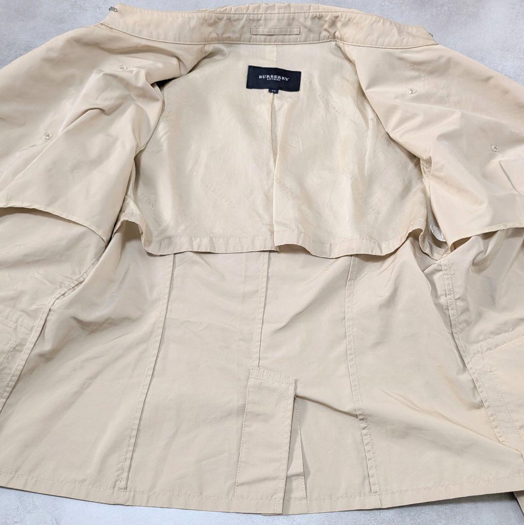 【XXLサイズ】バーバリーロンドン ショートトレンチコート 44 ベージュ