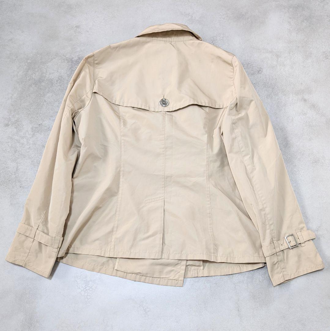 【XXLサイズ】バーバリーロンドン ショートトレンチコート 44 ベージュ