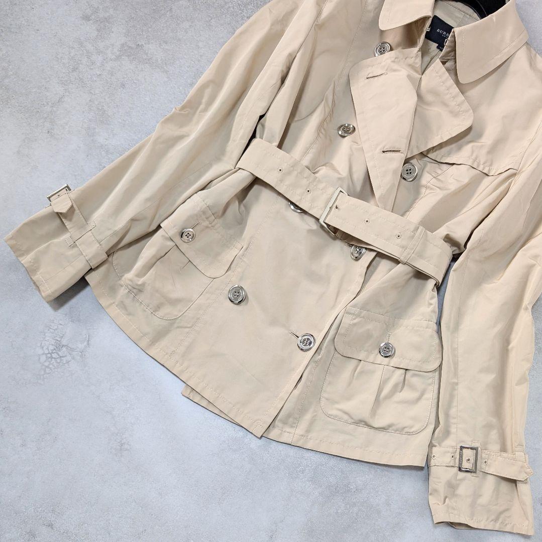 【XXLサイズ】バーバリーロンドン ショートトレンチコート 44 ベージュ