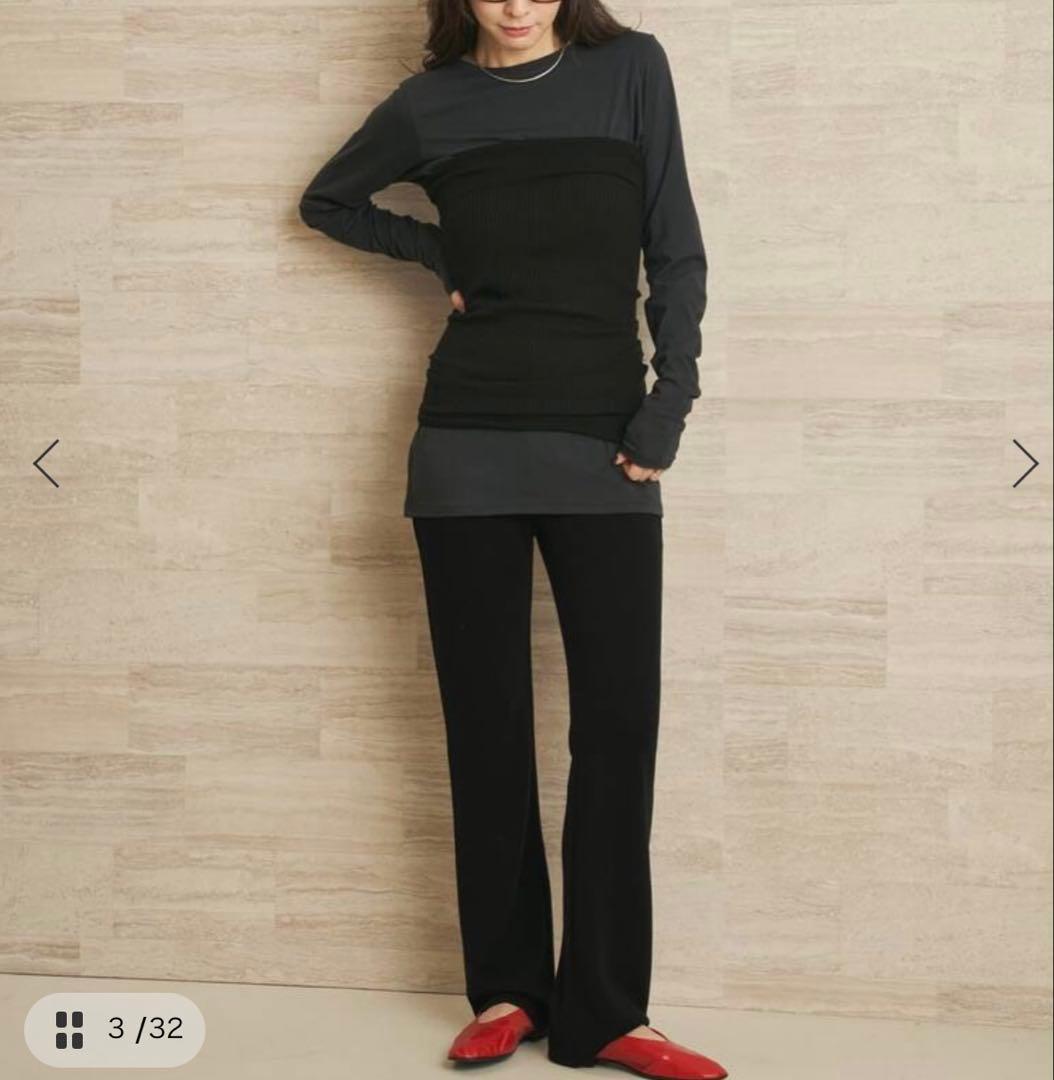 Plage 18G スムース パンツ　新品未使用