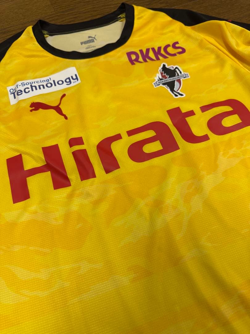 ロアッソ熊本GKユニフォーム黄色長袖