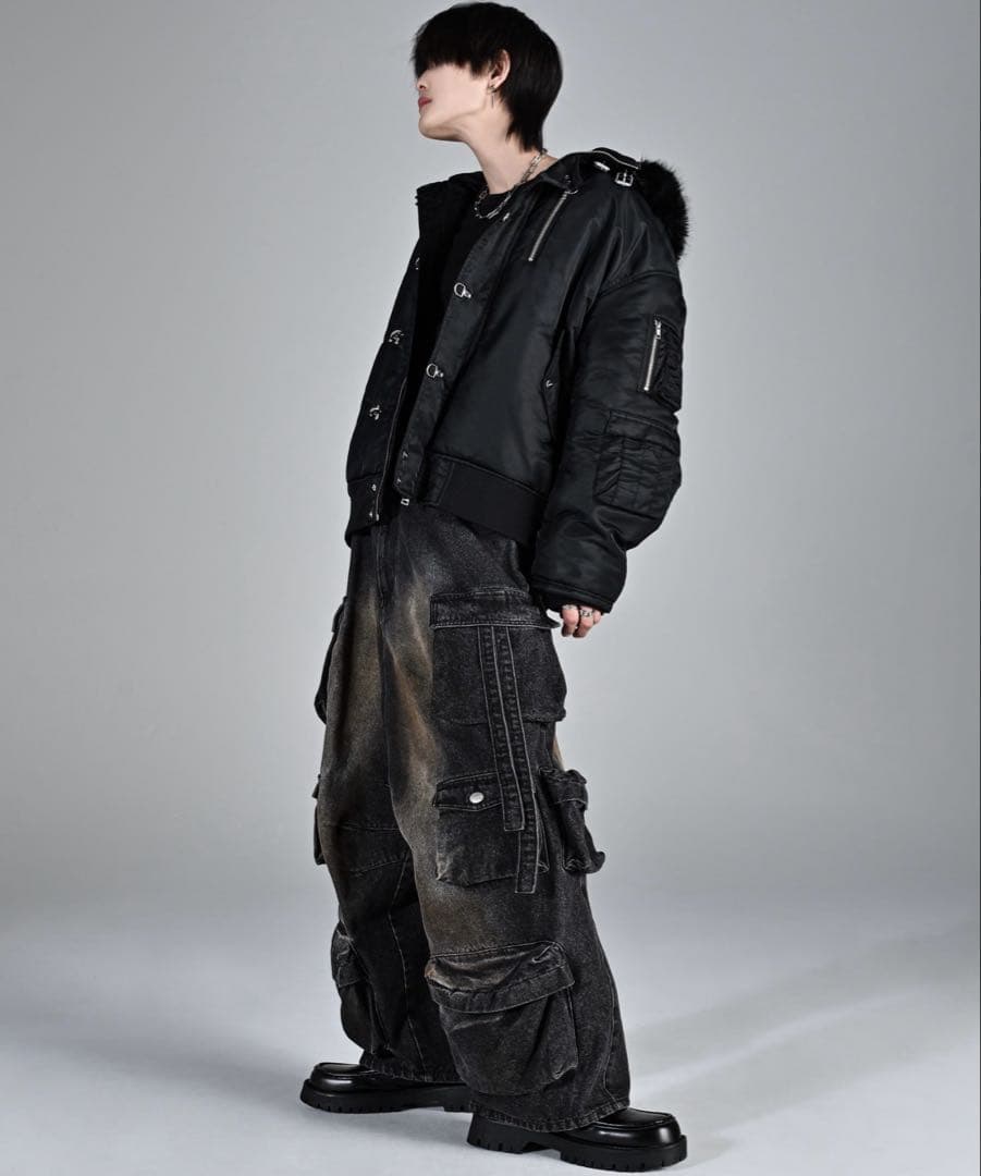 ADRER N2B フライトジャケット ブラック 新品・未使用 L ダウン