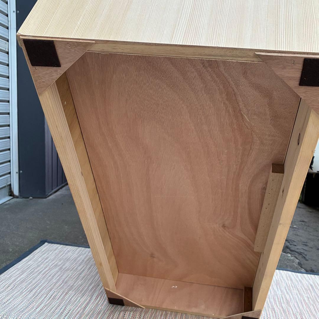 【送料込】無印良品　パイン材　4段チェスト　タンス　チェスト　②