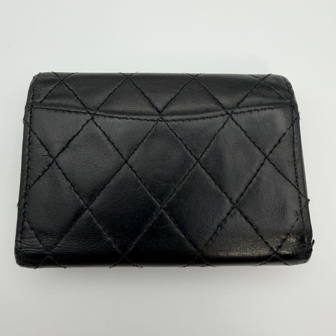 CHANEL シャネル　マトラッセ　4連キーケース　シルバー金具