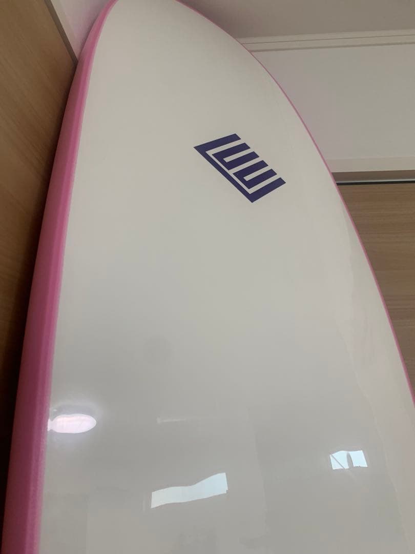 【美品】Ezi Rider ファンボード 7'6ピンク(リーシュ付き)