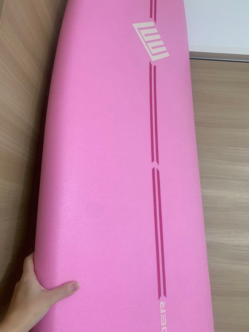 【美品】Ezi Rider ファンボード 7'6ピンク(リーシュ付き)