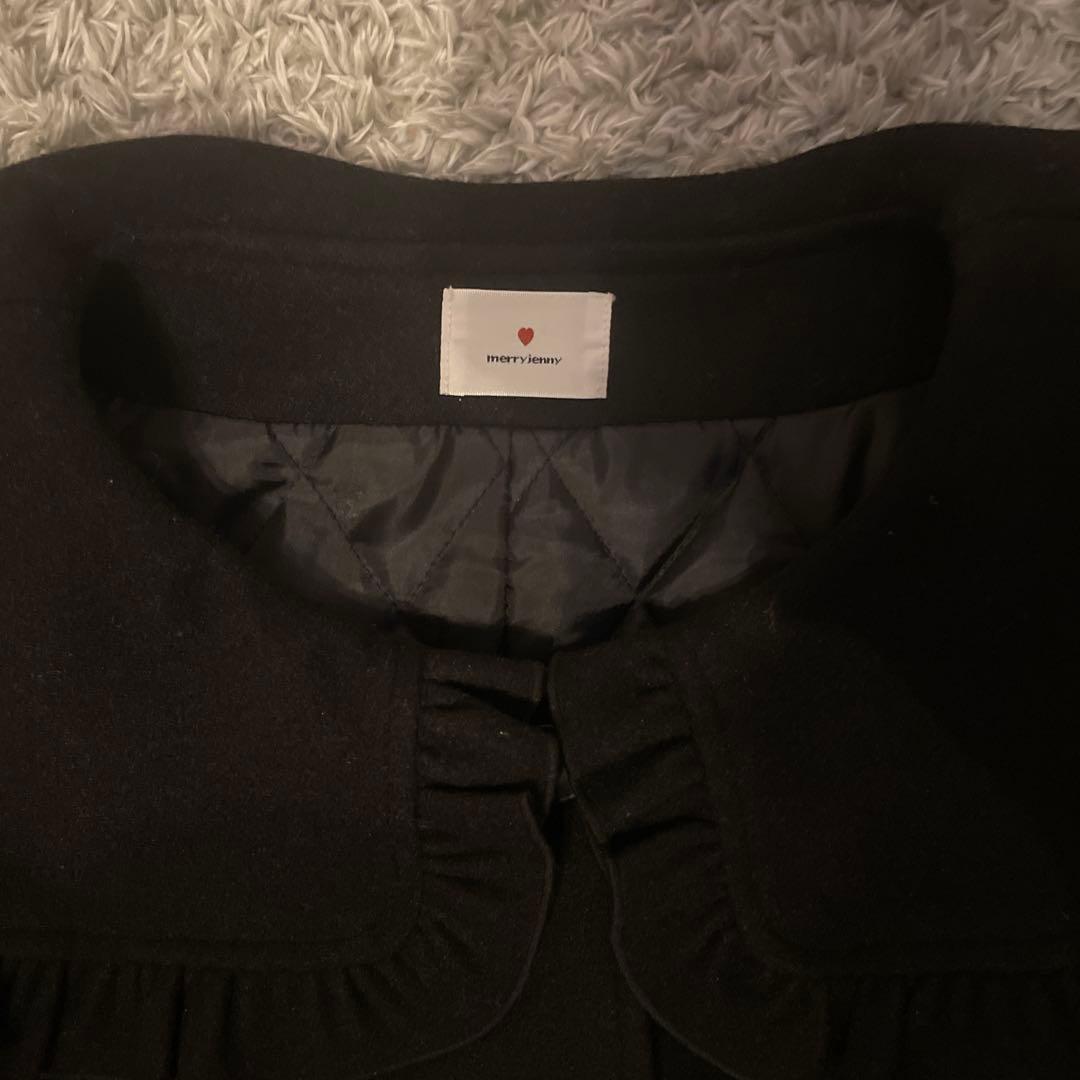 merry honey ブラックロングコート