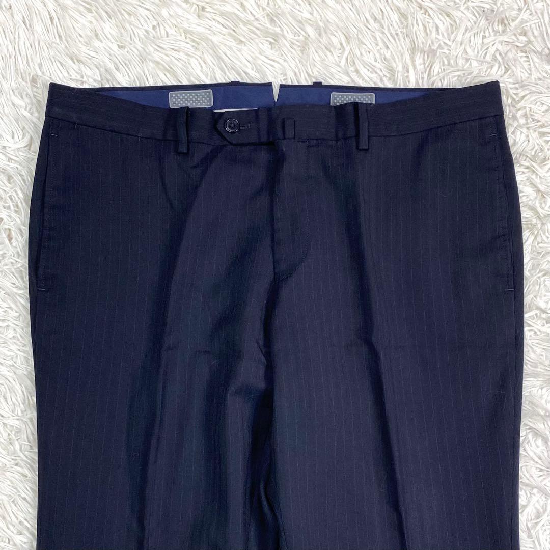 美品✨大きいサイズ ザスーツカンパニー 3ピース セットアップスーツ 紺　XL