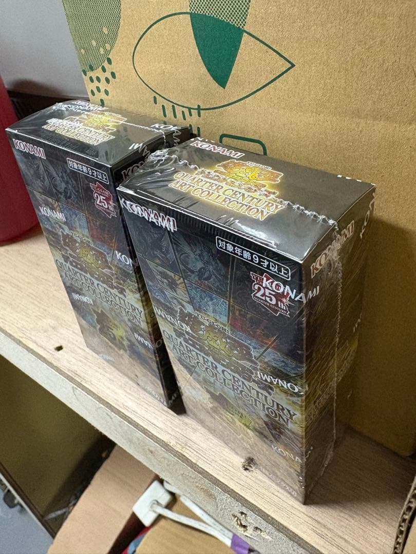 遊戯王　クォーターセンチュリーアートコレクション　シュリンク付き　2ボックス