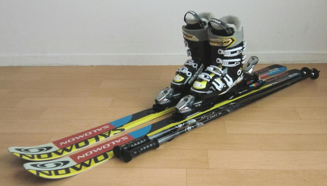 ■■11月限定■送料無料■サロモン＋REXXAM■スキーセット■140/24■■