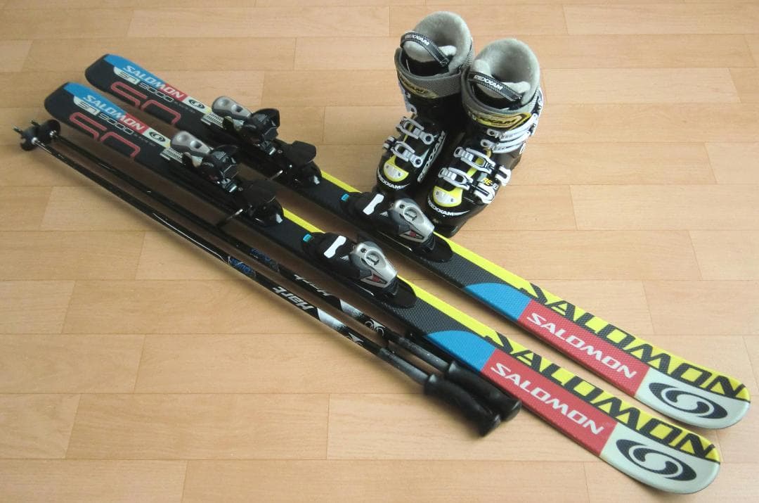 ■■11月限定■送料無料■サロモン＋REXXAM■スキーセット■140/24■■