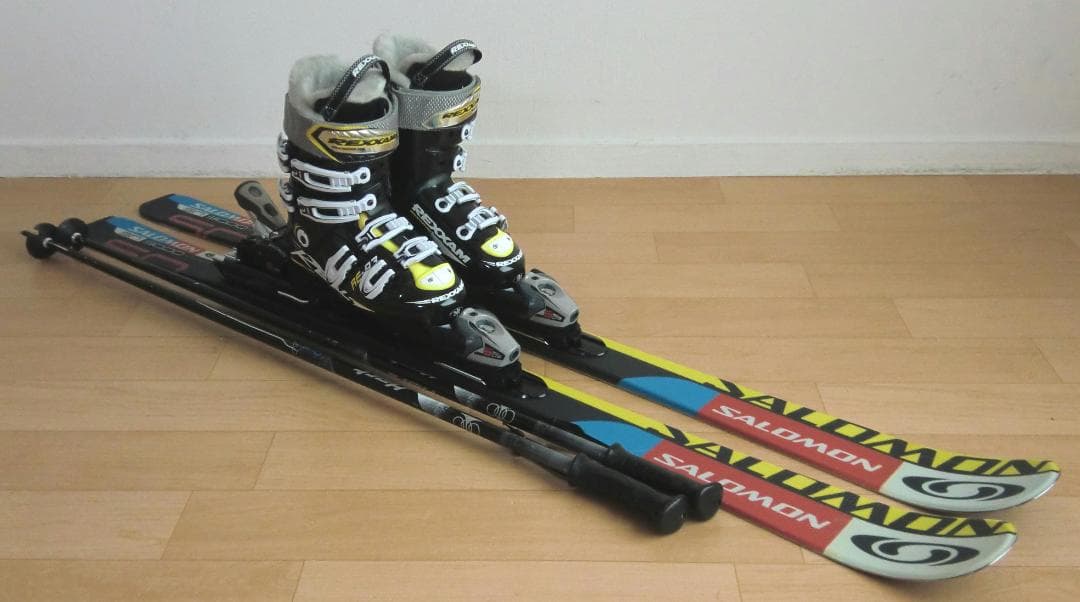 ■■11月限定■送料無料■サロモン＋REXXAM■スキーセット■140/24■■