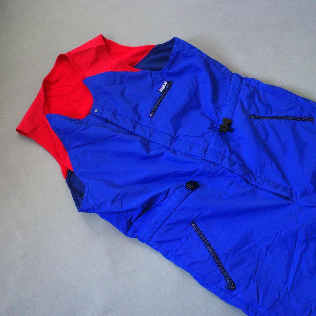 【希少】91年 パタゴニア キャプリーン ラインド シェルドビブ XL USA製