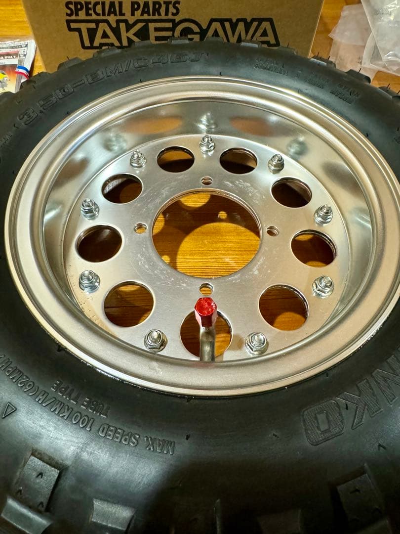 はっちゃん様限定価格【希少美品当時物】SP武川 8インチアルミホイール2個セット