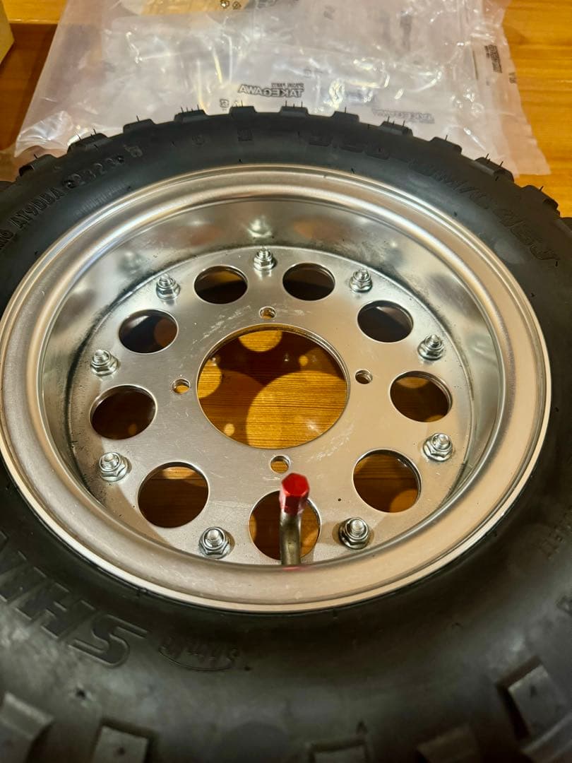 はっちゃん様限定価格【希少美品当時物】SP武川 8インチアルミホイール2個セット