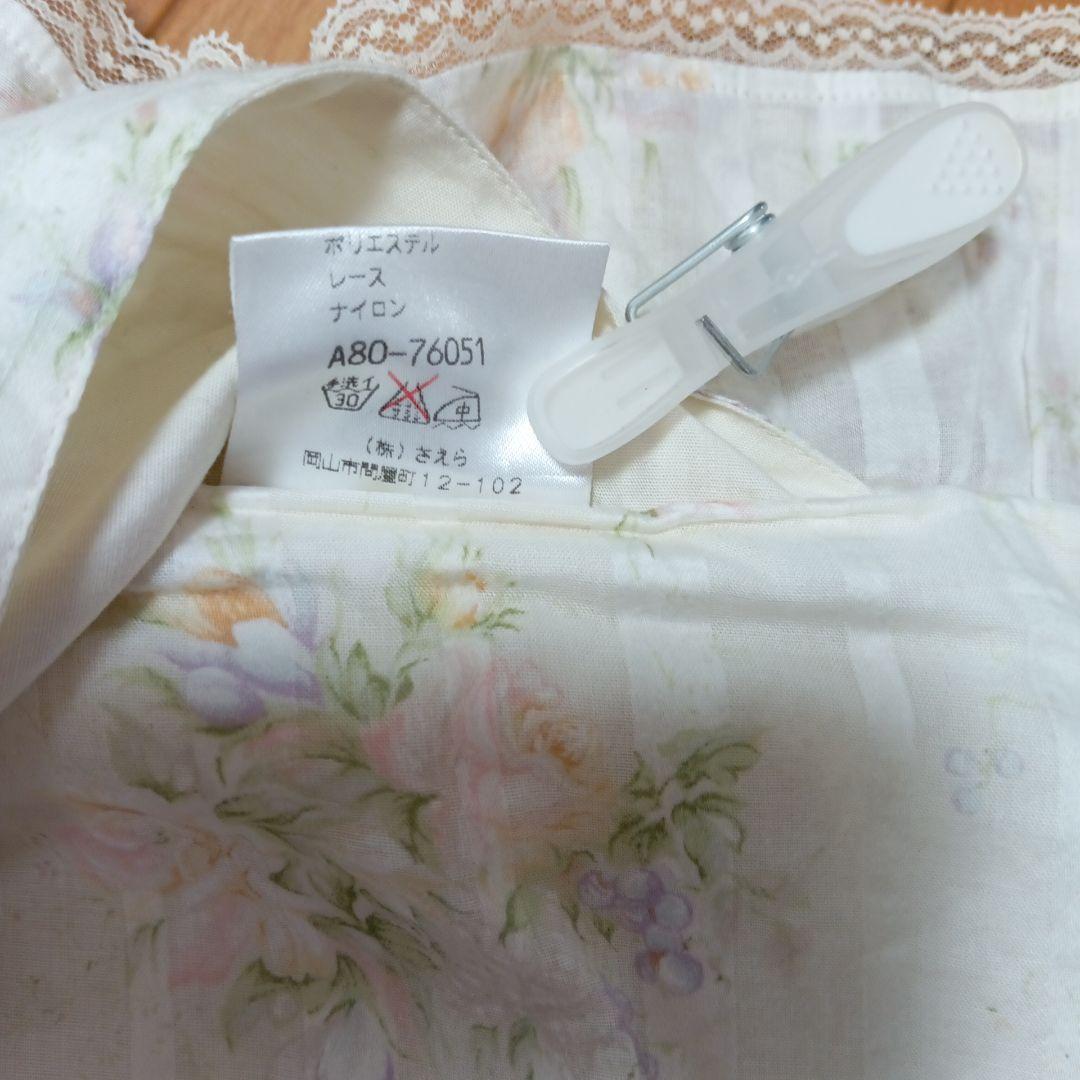 美品★さえらakiakaneアキアカネ花柄豪華座布団カバー日本製フリル&レース