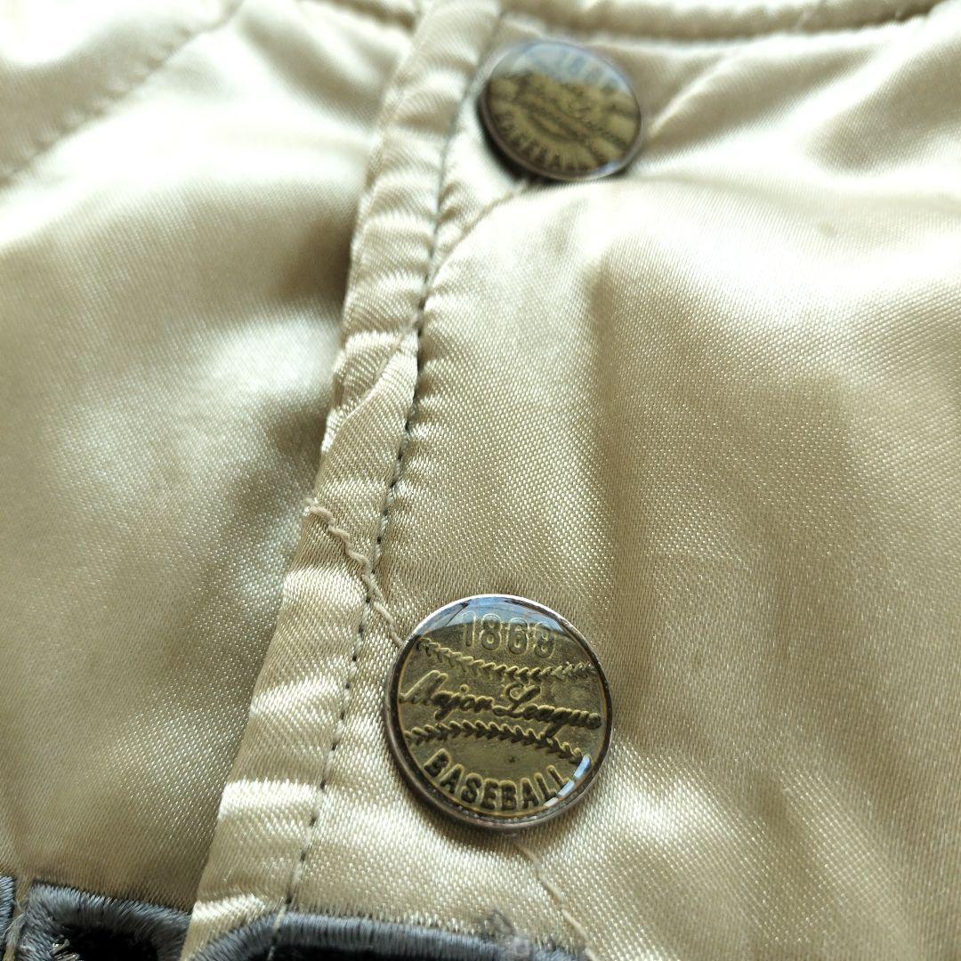 【希少カラー】MLB ワシントンナショナルズ スタジャン ゴールド【XL】