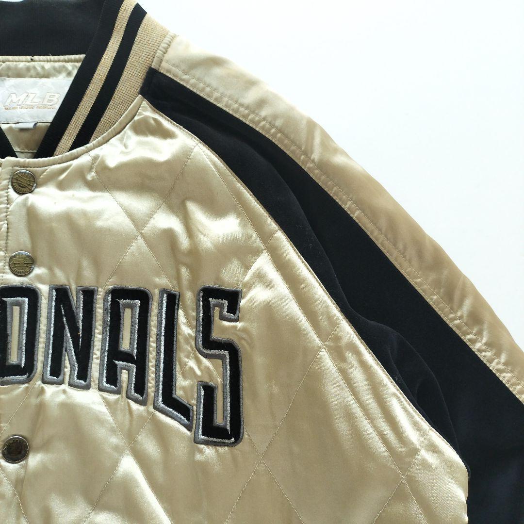 【希少カラー】MLB ワシントンナショナルズ スタジャン ゴールド【XL】