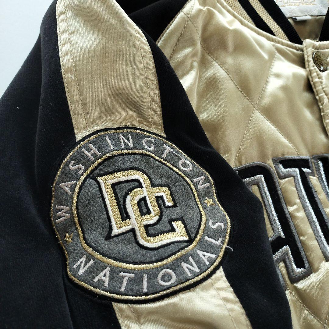 【希少カラー】MLB ワシントンナショナルズ スタジャン ゴールド【XL】