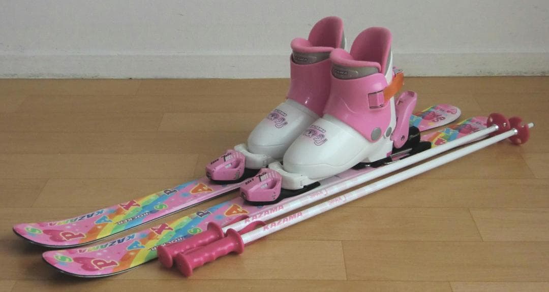 ■■12月・1月限定■送料無料■子供用スキーセット■板96靴19■WAX済■■