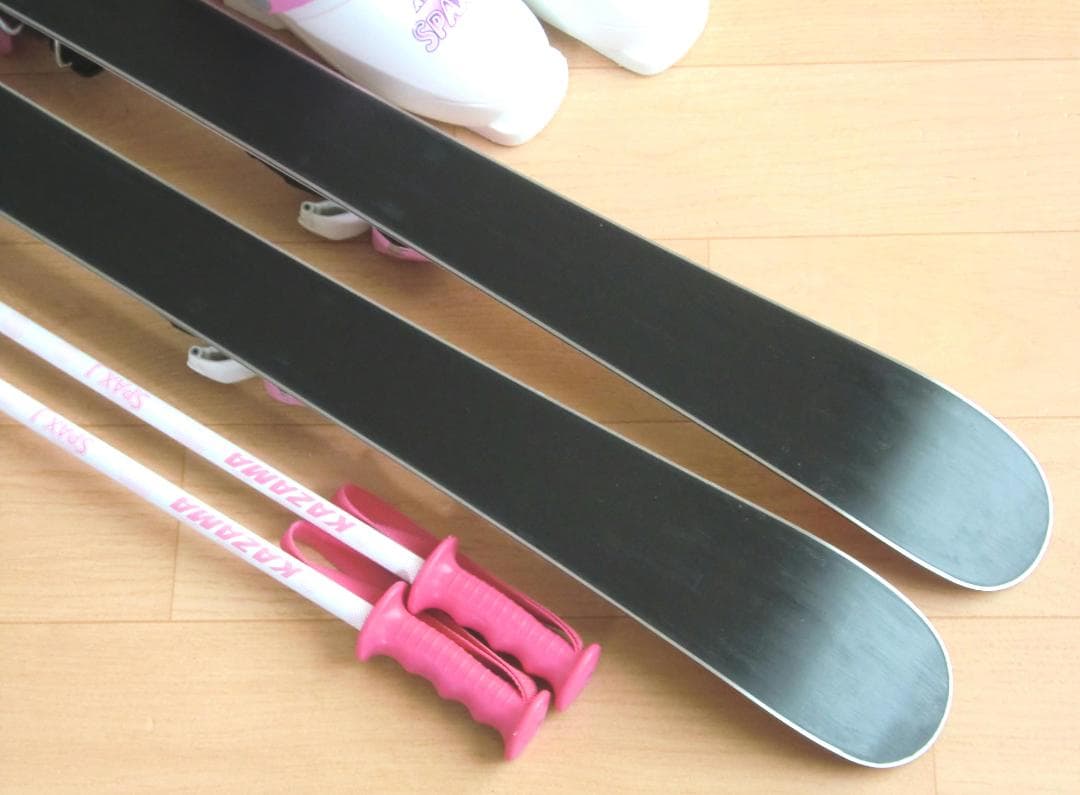 ■■12月・1月限定■送料無料■子供用スキーセット■板96靴19■WAX済■■