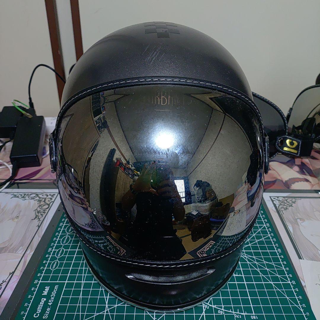 URBAN フルフェイスヘルメット グレー　Lサイズ　色んなゴーグルセット