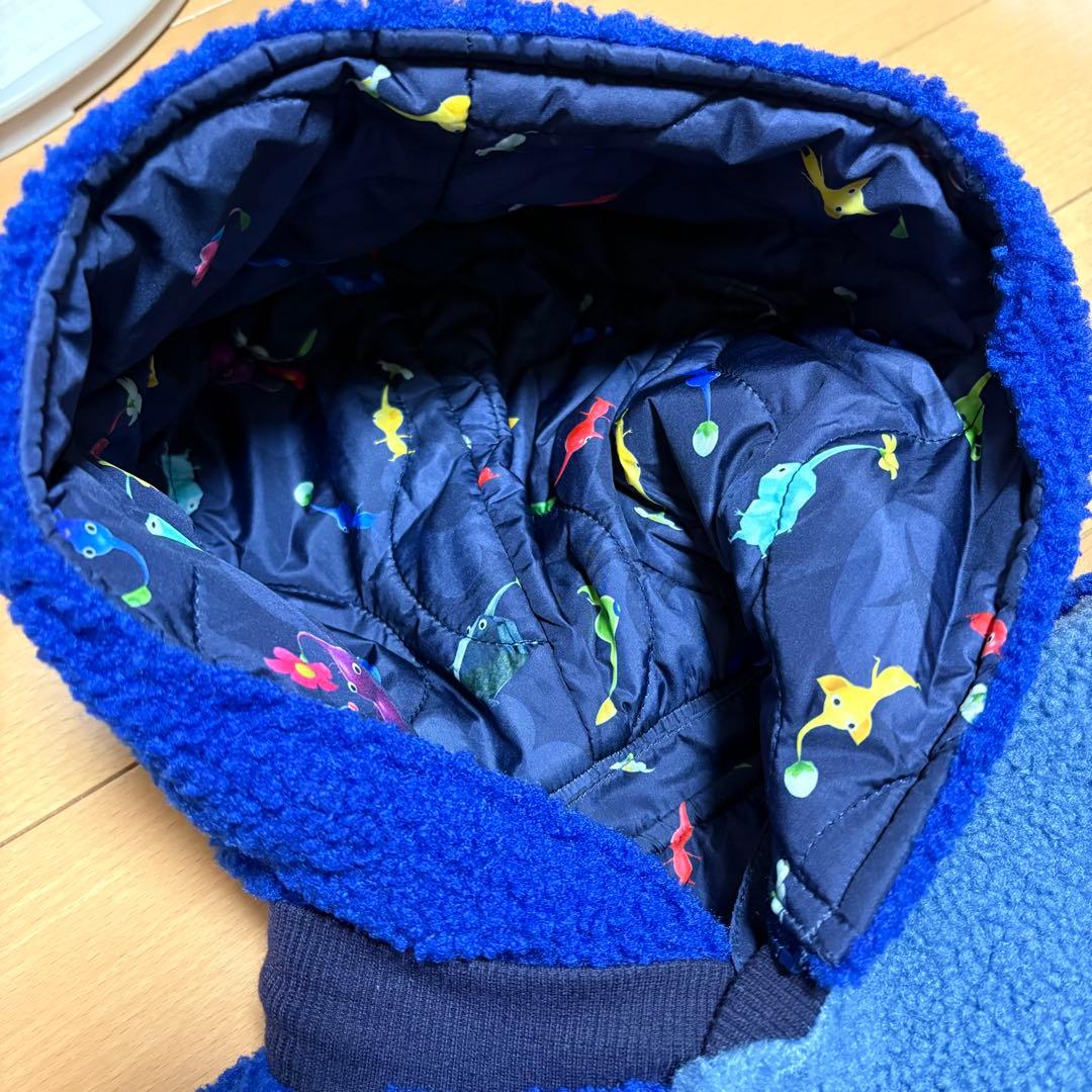 140ブルー新品ピクミンBREEZE アウター◎ボアブルゾン◎PIKMIN
