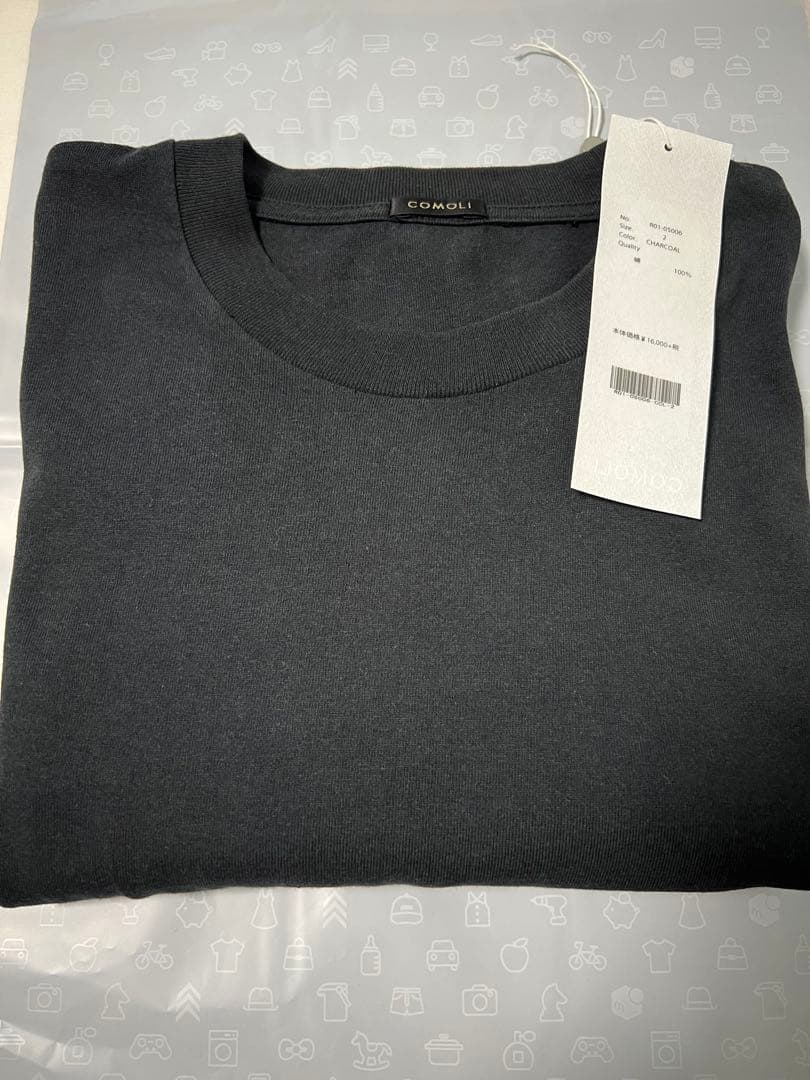 COMOLI コモリ 20SS 空紡天竺長袖カットソー サイズ2美品