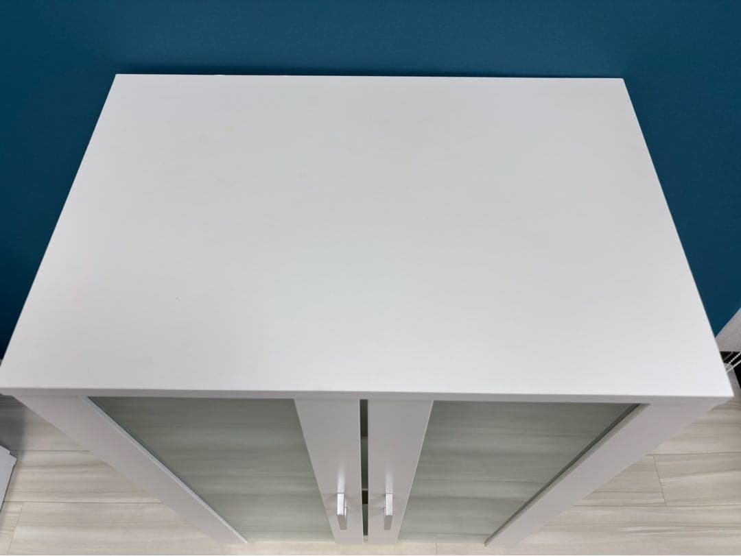 ⭐︎値下げ中⭐︎ニトリ ガラス扉 キャビネット レンジ台 食器棚 NITORI