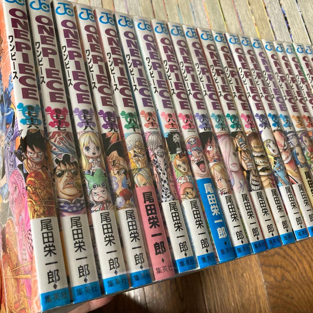 ONE PIECE 105巻セット 帯は外します。